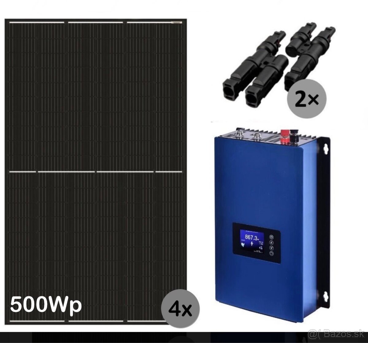 Solarny set 4x500Wp s invertorom