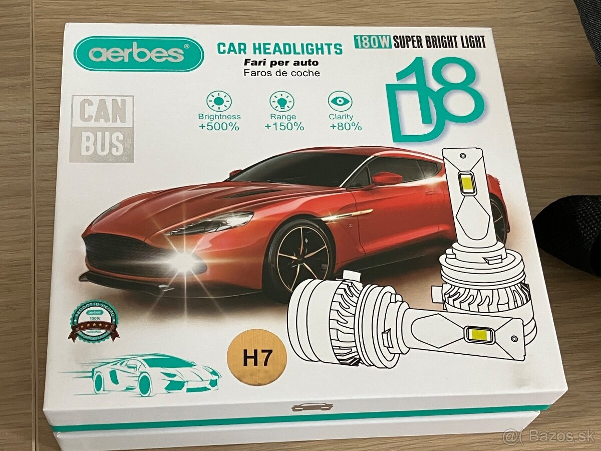H7 led čisto nové