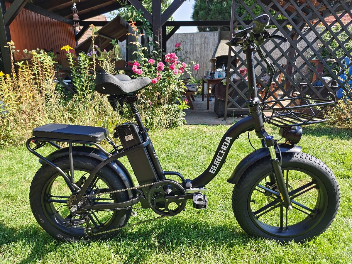 Výkonný mestský ebike Burchda 800W,20Ah,45km/h,100km,nový