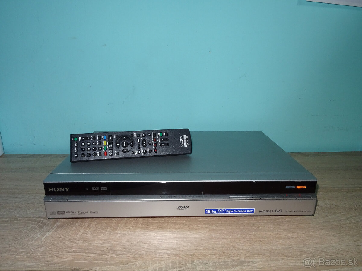 DVD rekordér SONY RDR-HXD890 -160 GB HDD, HDMI, USB