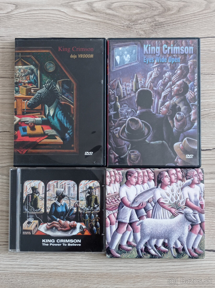 Predám CD a DVD King Crimson