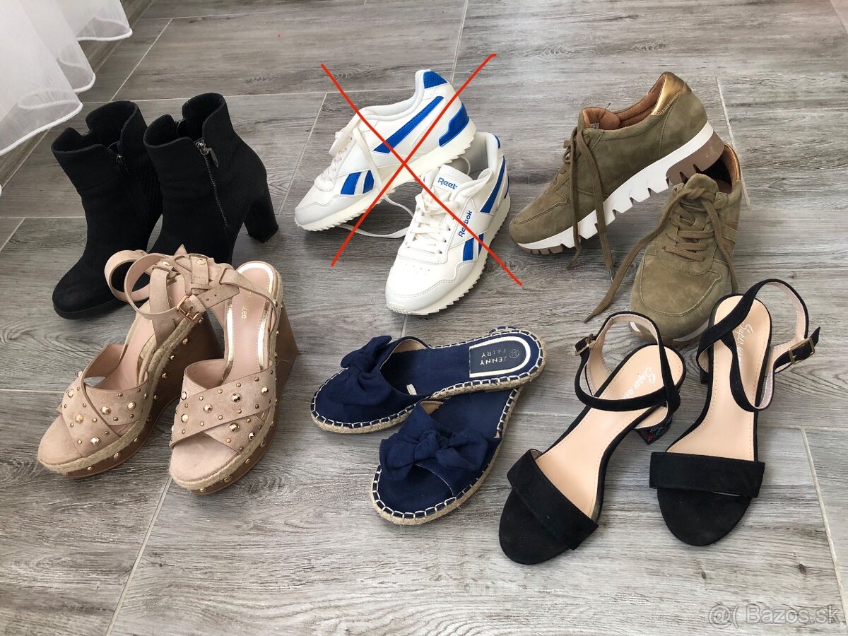 Nenosené/málo nosené topánky veľ. 37