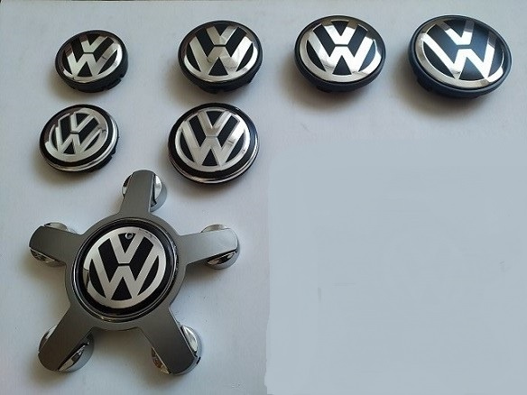 VW-stredové krytky 56, 65, 70, 76 a 135mm