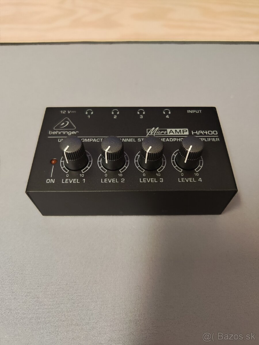 Behringer HA 400 MICROAMP Slúchadlový zosilňovač