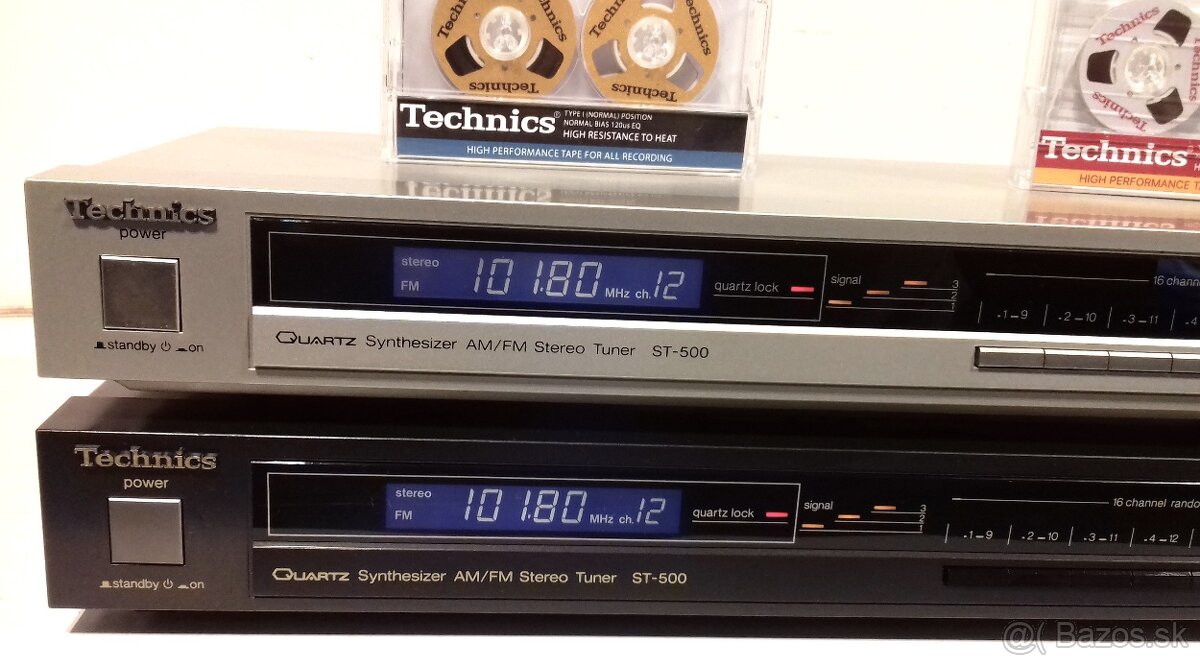 Tuner TECHNICS ST-500, super zvuk, QUARTZ, JAPAN, AT05, AT30