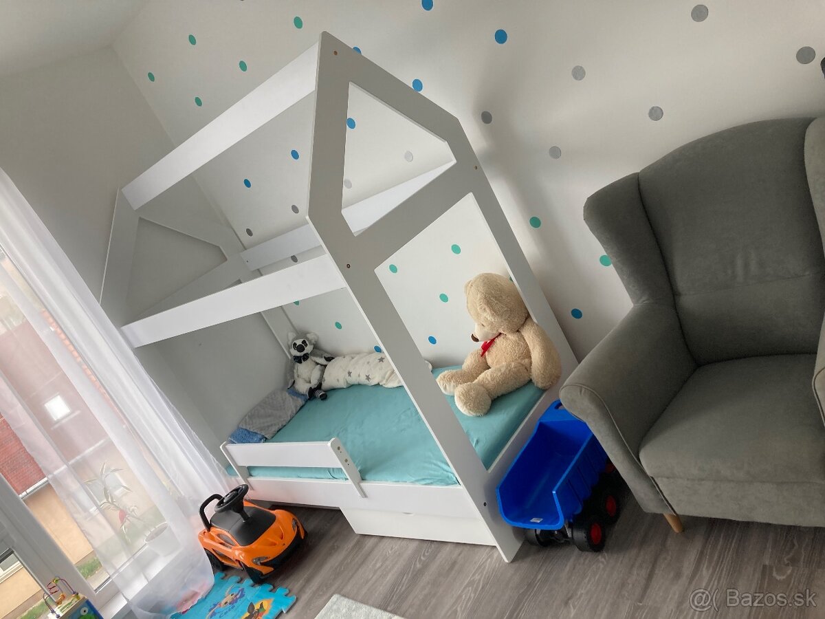 Detská postel domček