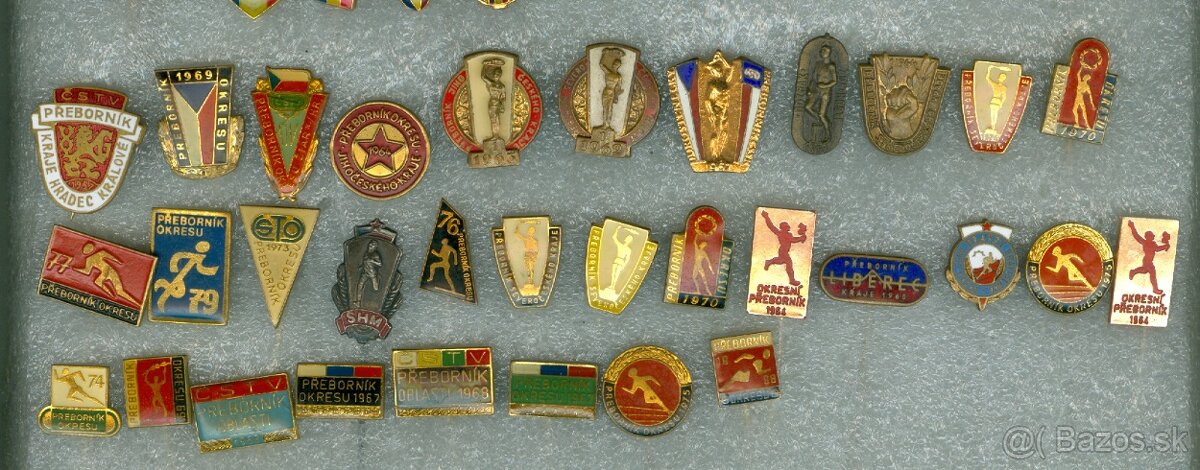 Predám športové odznaky Preborník