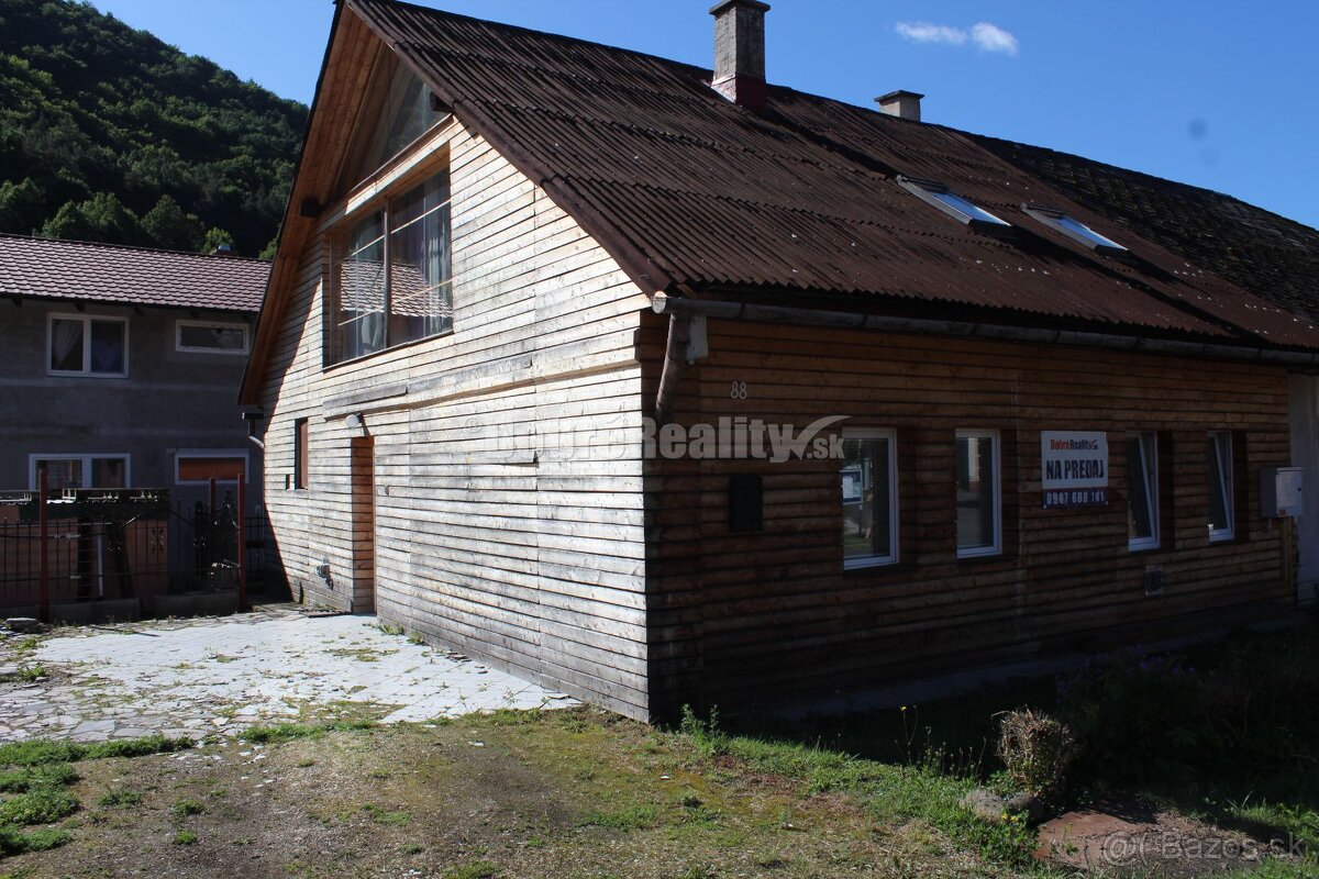 PREDAJ : Rodinný dom Horná Ves, okres Žiar nad Hronom