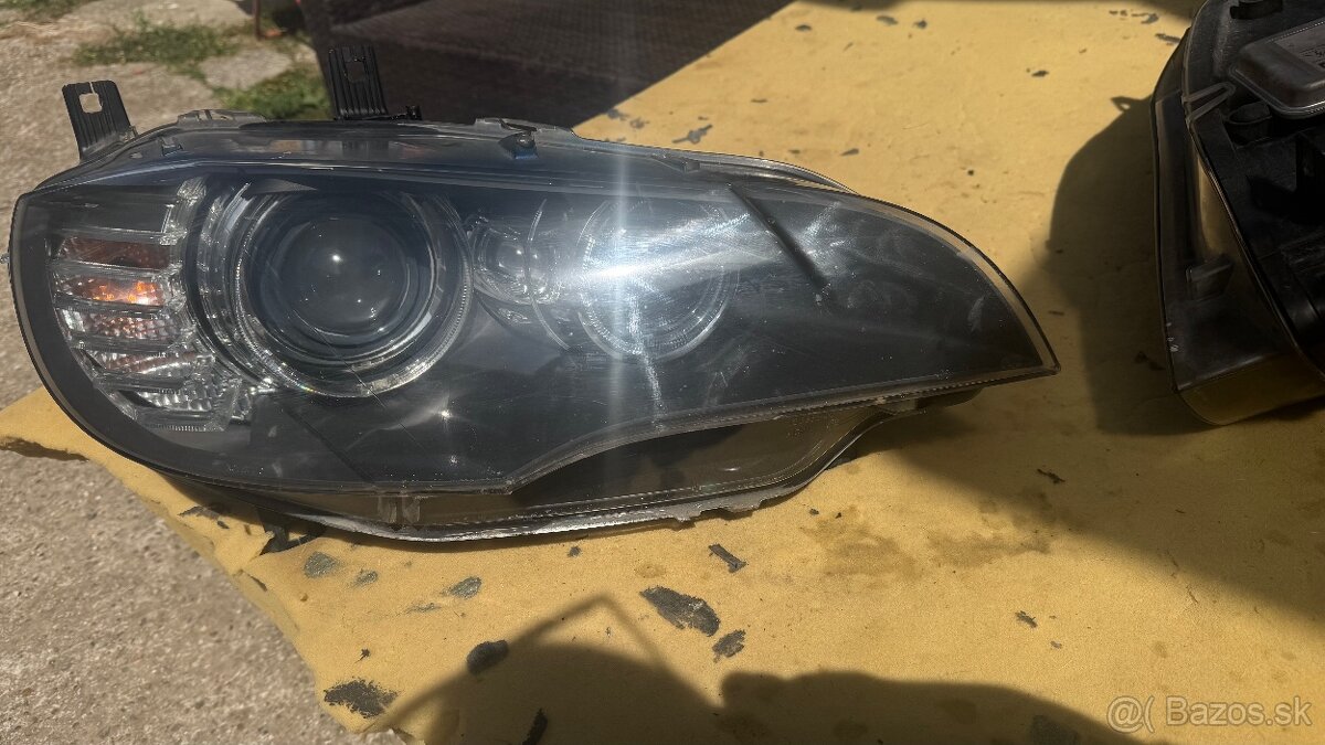 BMW x5 x6 e70 e71 predné svetla Orig