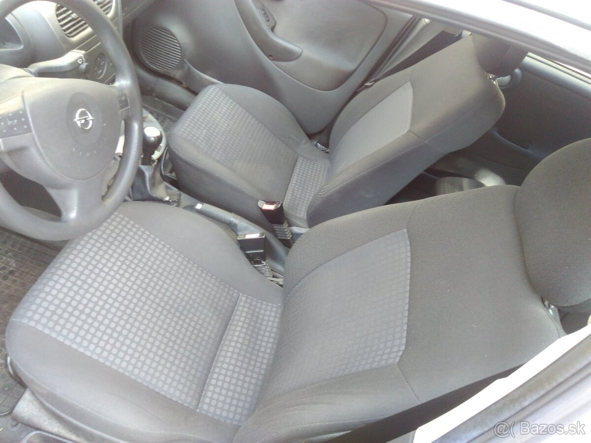 OPEL CORSA C kompletné sedačky