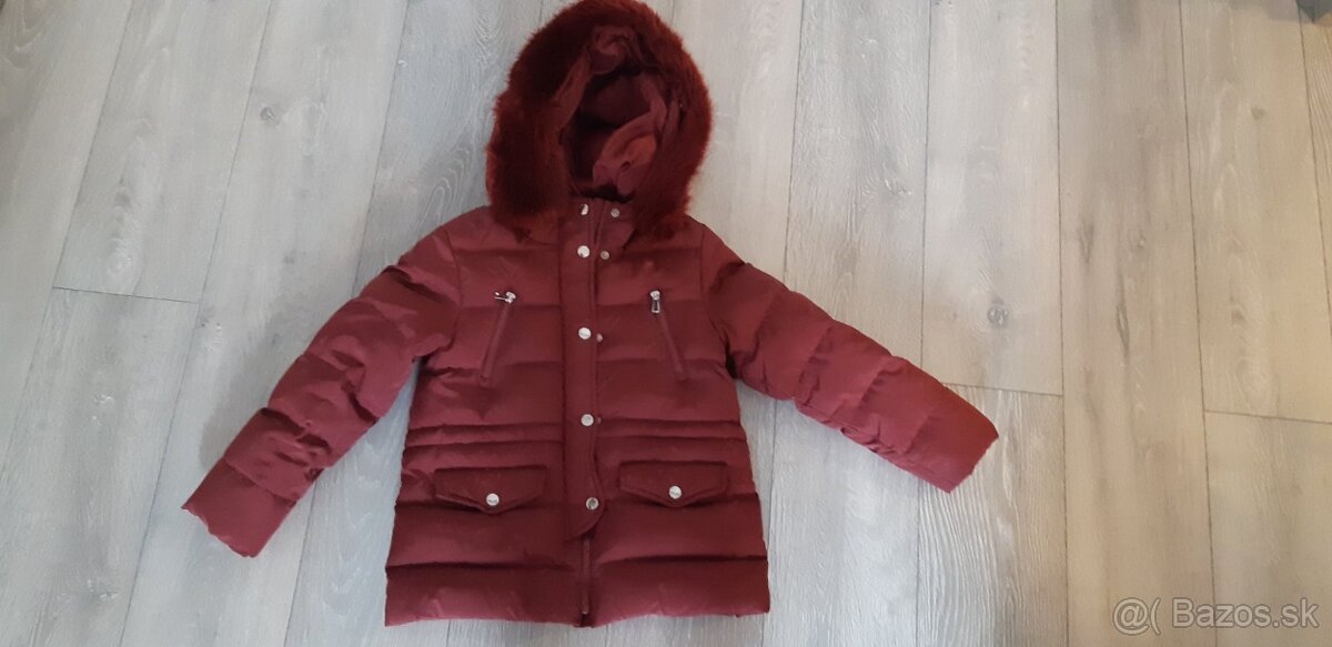 Kvalitná páperová bunda Zara 140