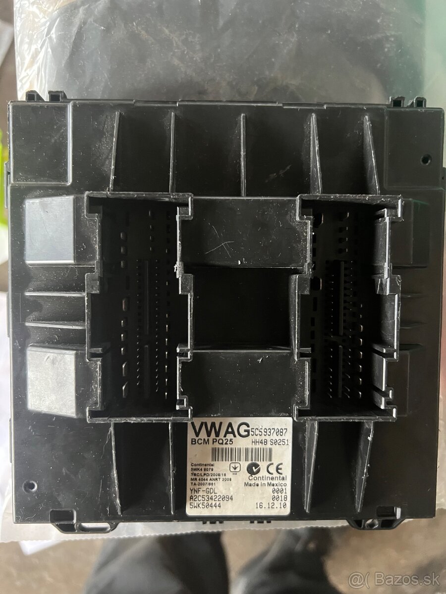 Riadiaca jednotka komfortu VW 5C5937087