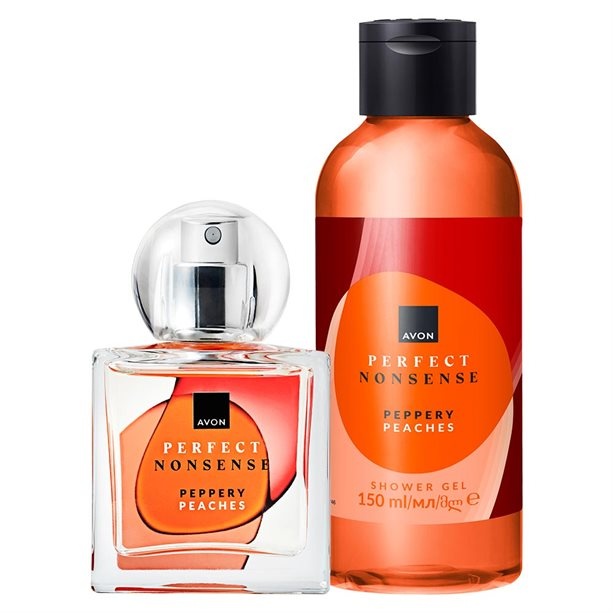 Set Perfect Nonsense Peppery Peaches - Avon