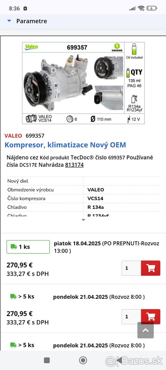 Kompresor klimatizacie, klimakompresor