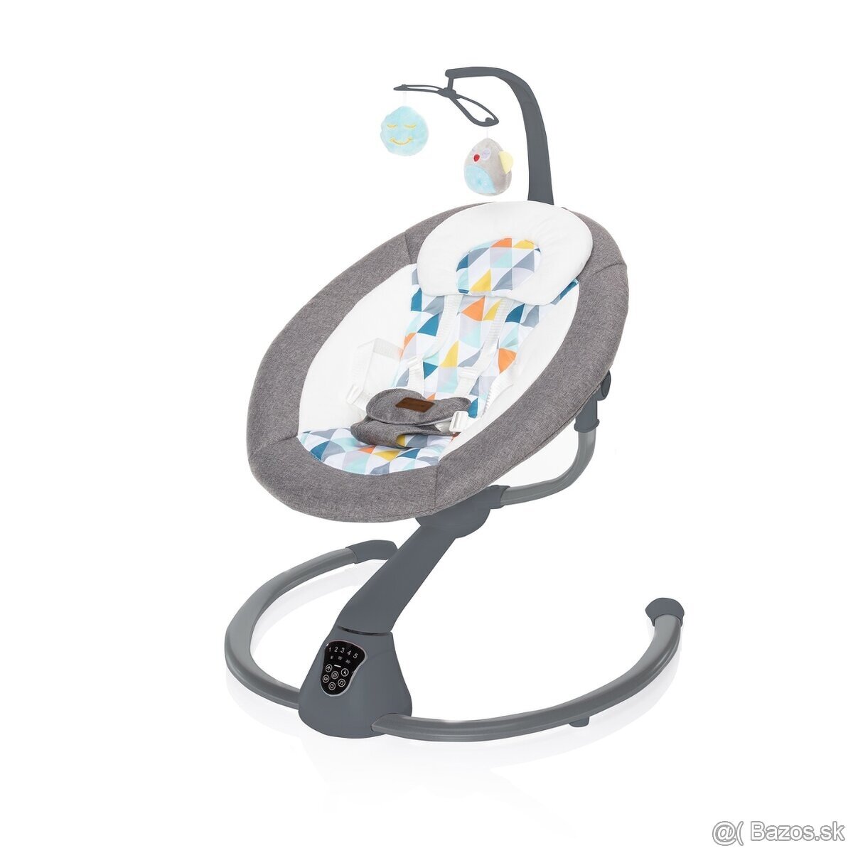 Elektricka hojdacka Zopa Lehacka Lullaby, Triangle/Gray