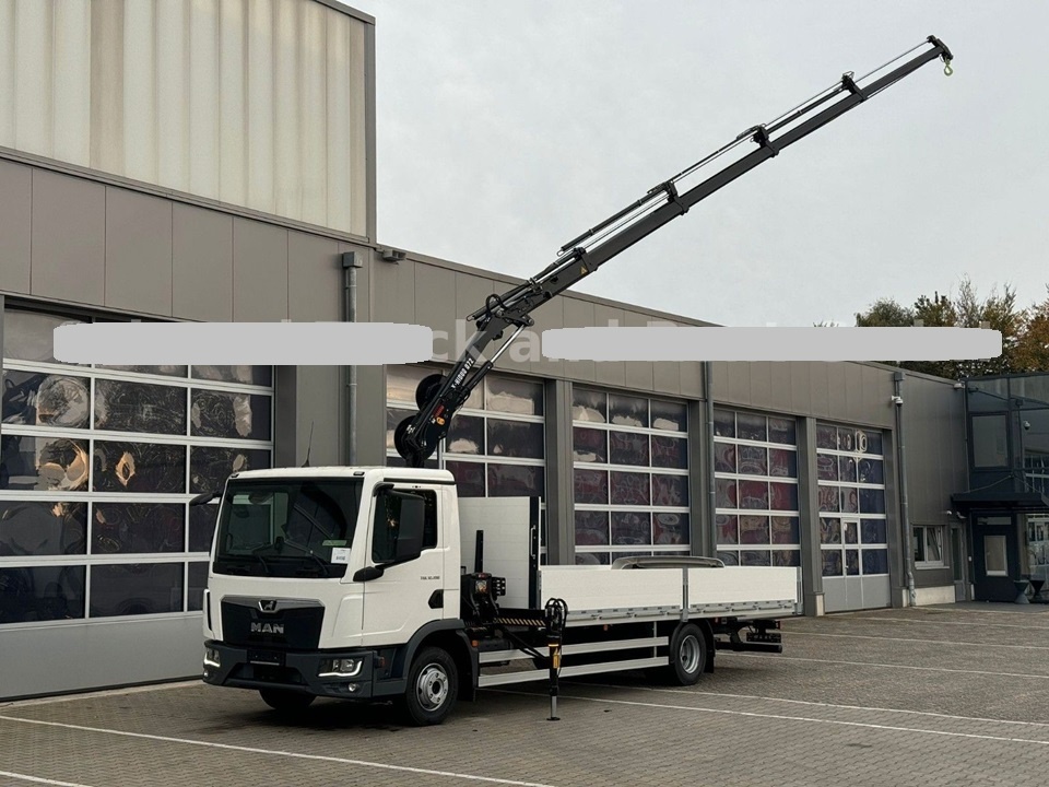 MAN TGL 12.190 - 4x2 – NOVÉ - Valník+HR-HIAB 072-4–EURO 6