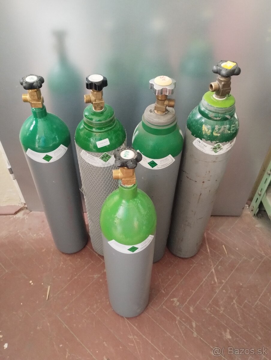 Fľaša Argon, Argon mix 8L.