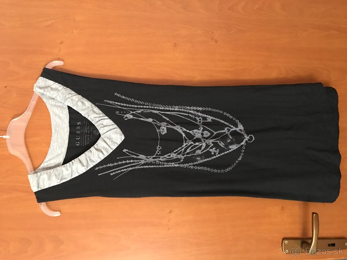 GUESS originál black damske saty L