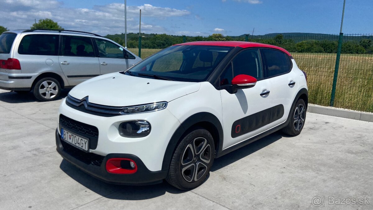 Citroen C3 | 1.2 PureTech benzín | Automat | 2018 | 41600 km