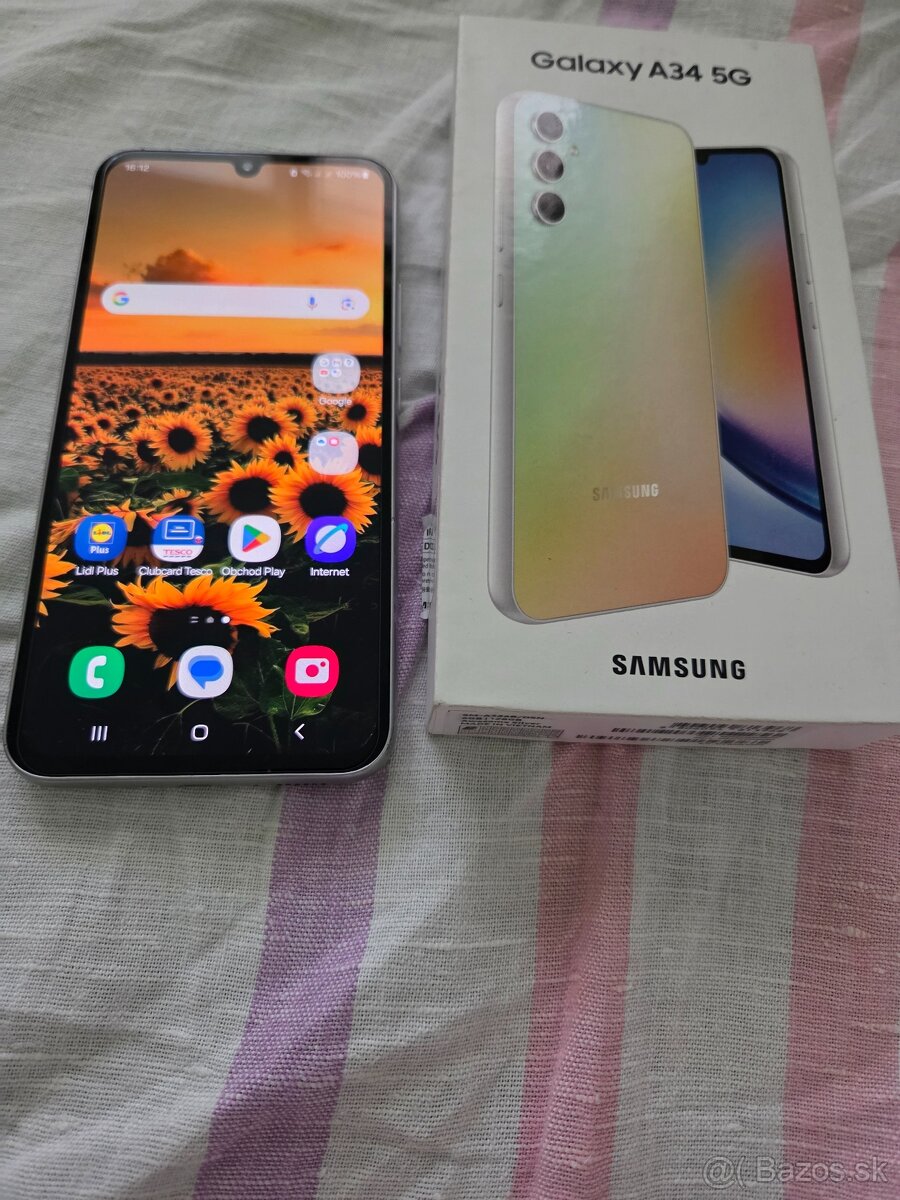 Samsung A55 5g duos tmavo modrý navy v záruke do 3 2027 8gb