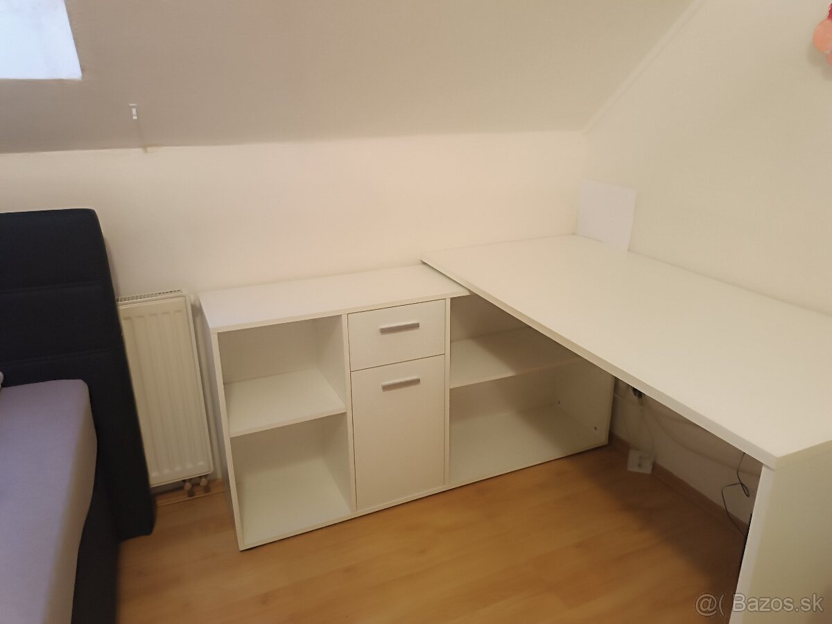 Písací stôl s komodou