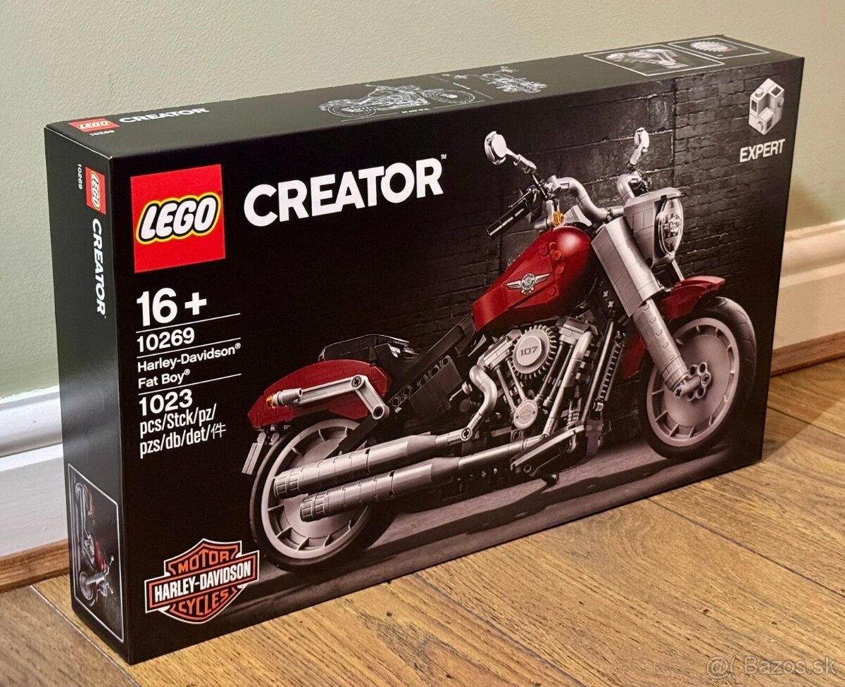 Nové LEGO Creator Expert 10269 Harley-Davidson Fat Boy