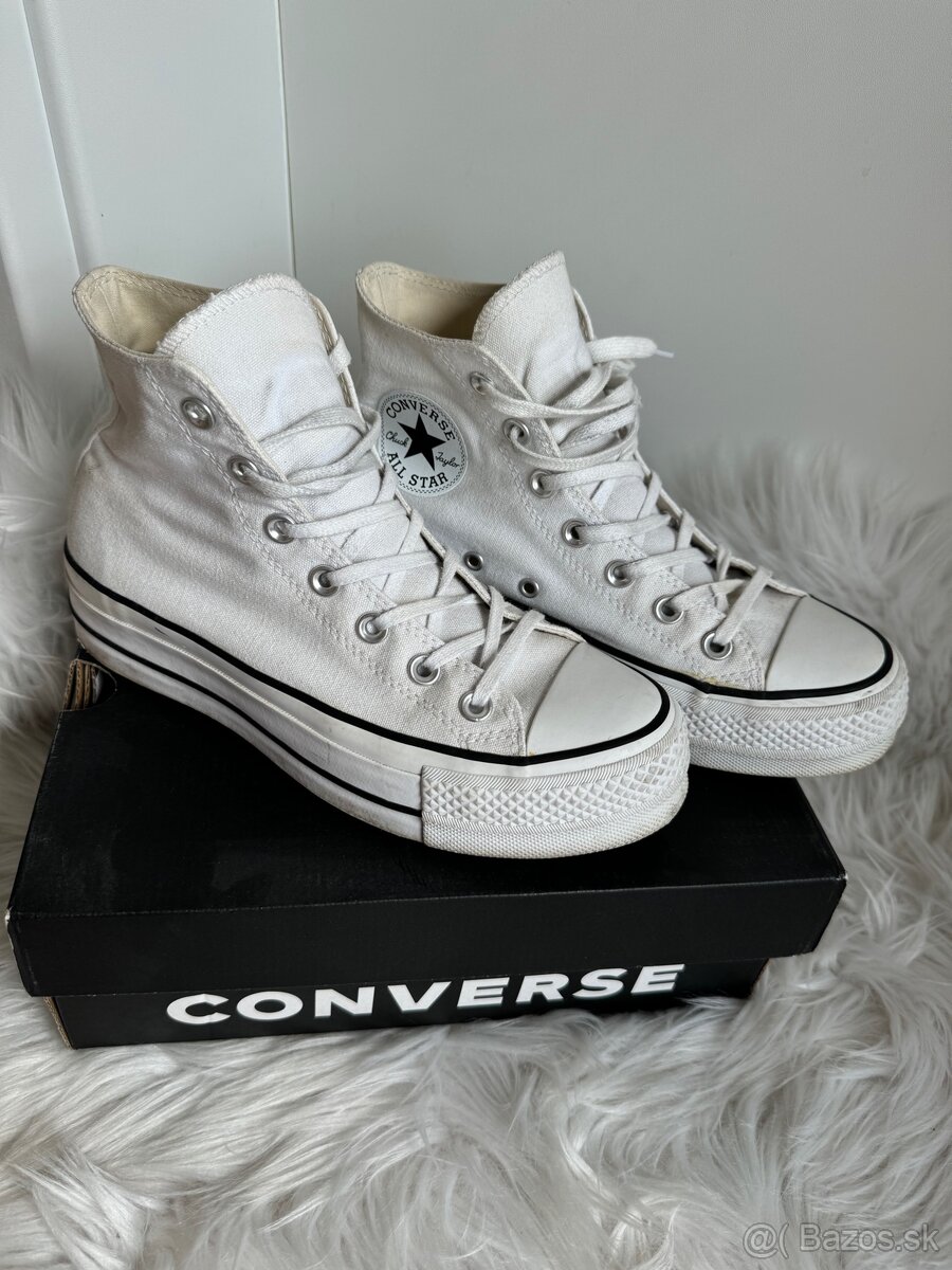 Converse biele tenisky