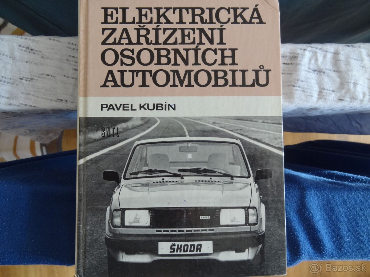 Predám:retro knihu z r.1985_El.zařízení osobních aut