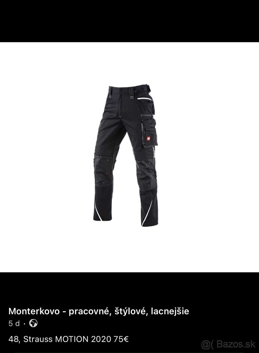 Pracovné nohavice Engelbert Strauss MOTION 2020