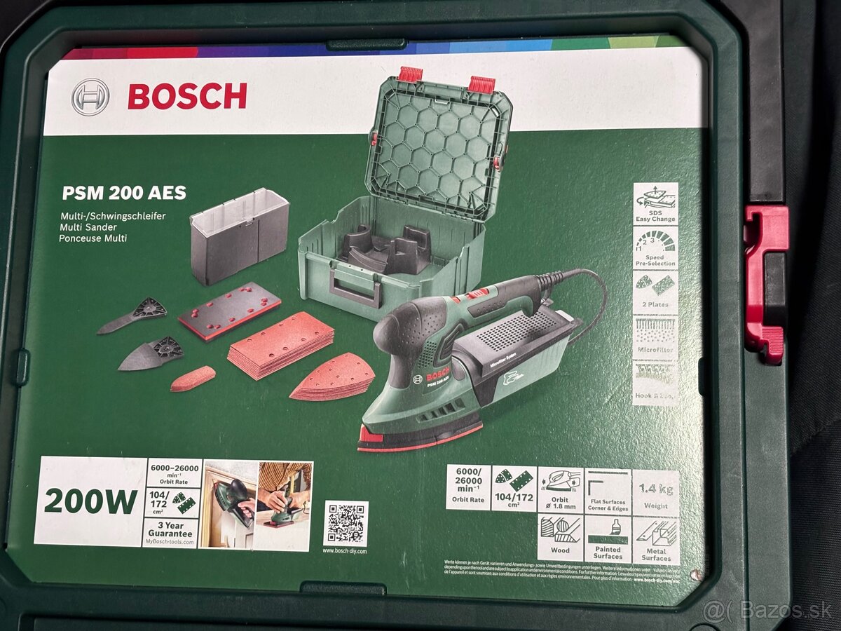 Bosch vibračna bruska - nepouzita