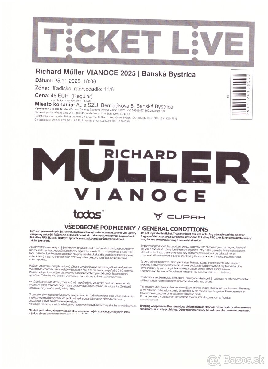 Koncert bb 25.11.2025 Richard Mueller