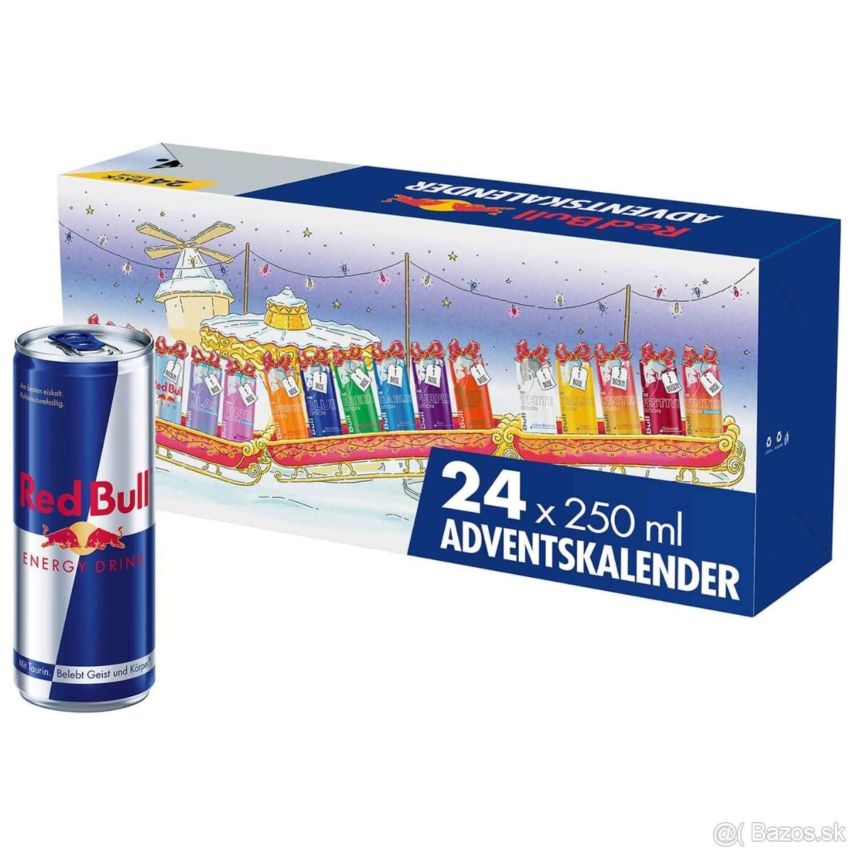RedBull adventný nemecký kalendár