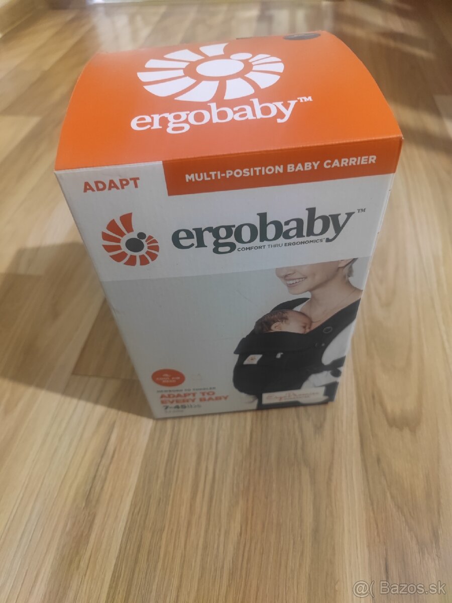 Ergobaby Adapt – nosič (čierny) – super stav