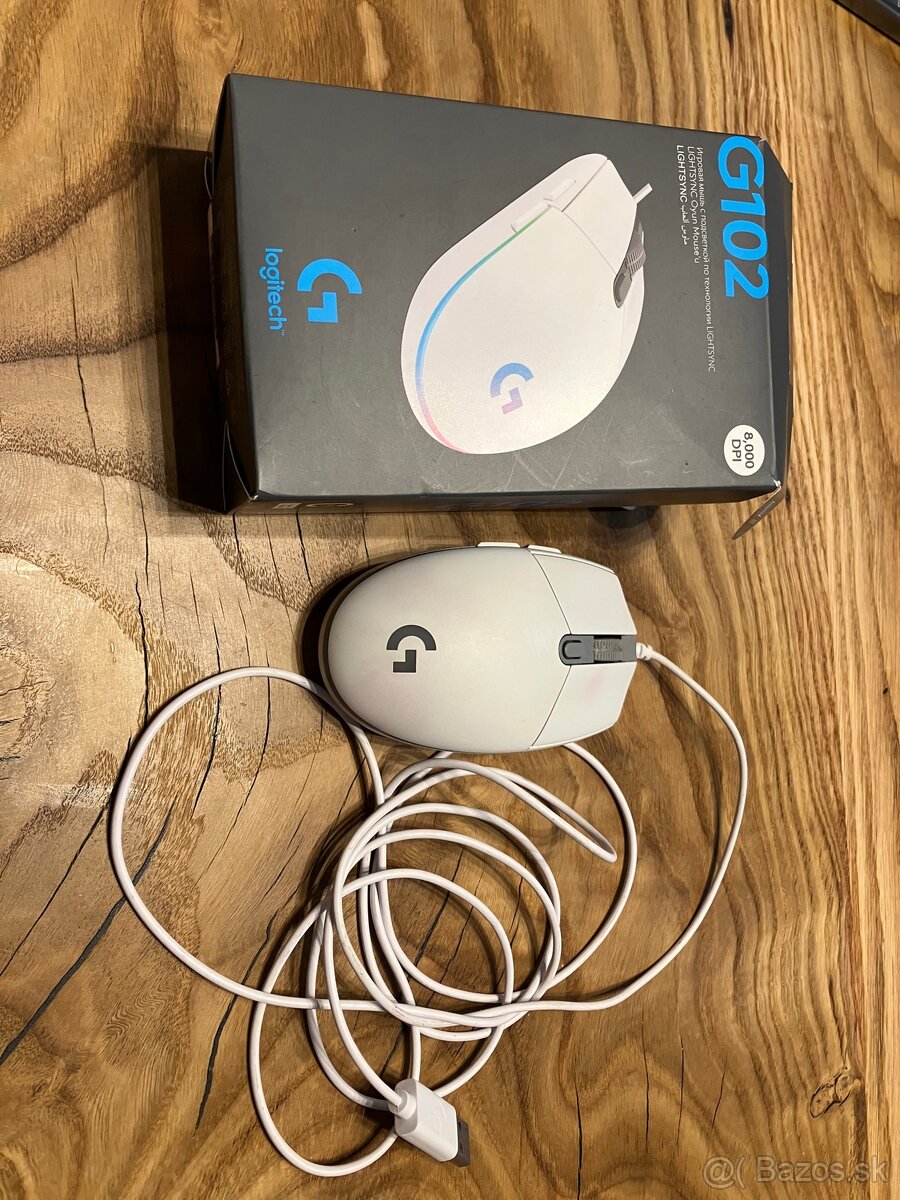 Logitech g102 biela