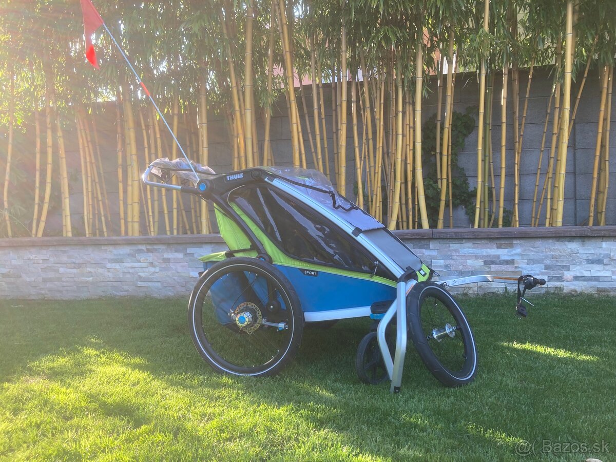 dvojmiestny cyklovozík thule chariot sport