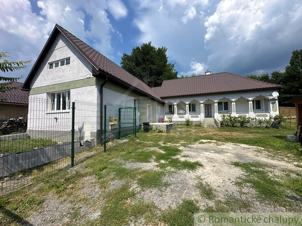 Gazdovský dom na kraji dediny v Lehote nad Rimavicou