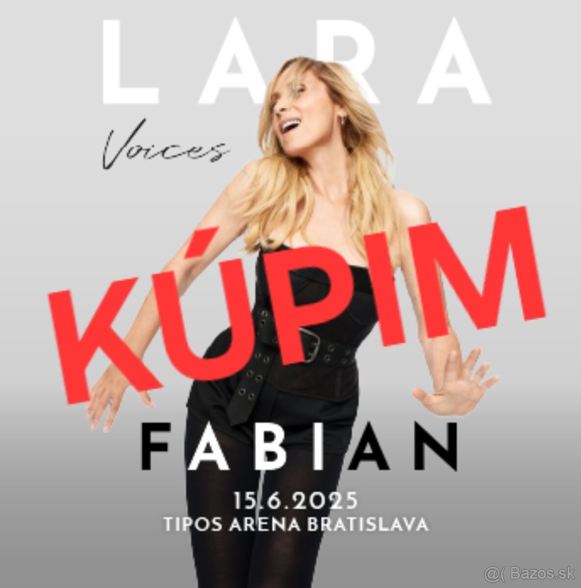 Lara Fabian koncert - kúpim 2 lístky