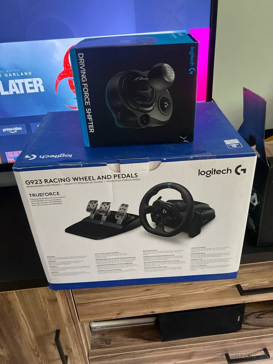 Volant Logitech G923 + riadiaca páka