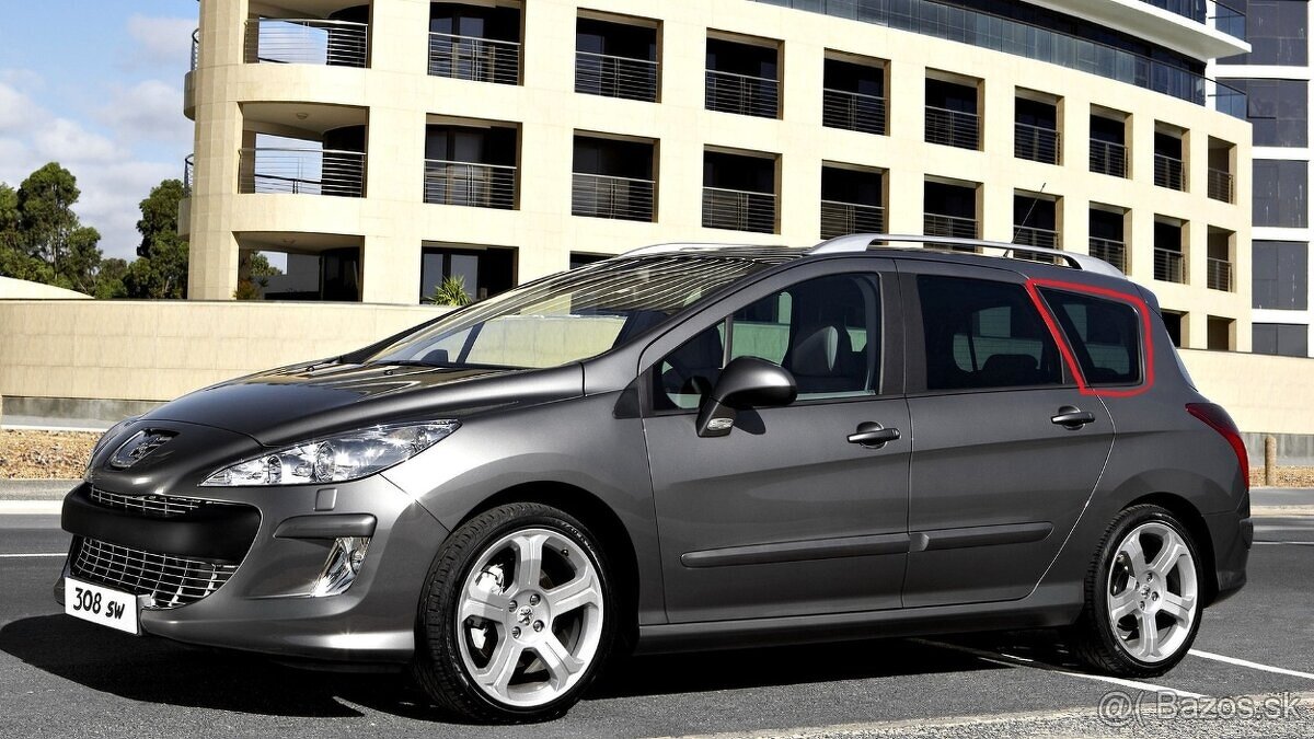 PEUGEOT 308 SW SKLO OKNO ZADNÉ BOČNÉ ĽAVÉ KUFROVÉ