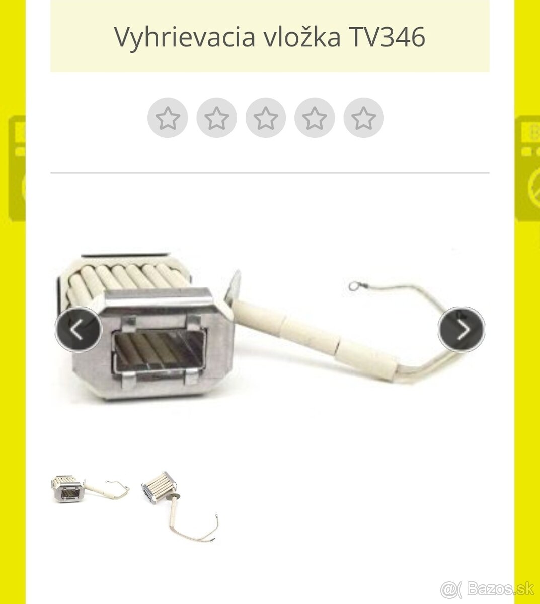 Vyhrievacia vložka do spájkovačky TV346 380W