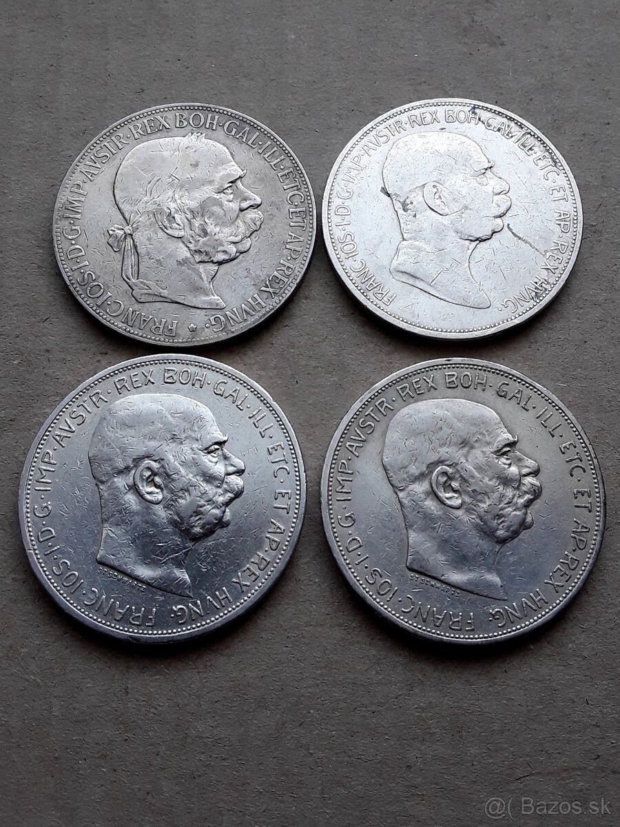 Mince Rakusko Uhorsko, 5 koruny
