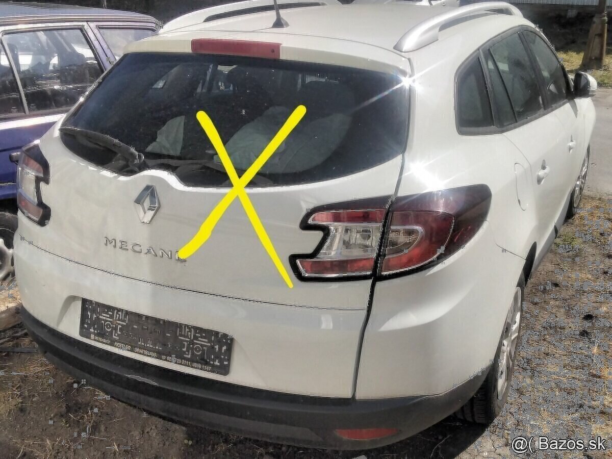 Renault Megane Grandtour III 1.6 2010 predám DVERE, NÁRAZNÍK