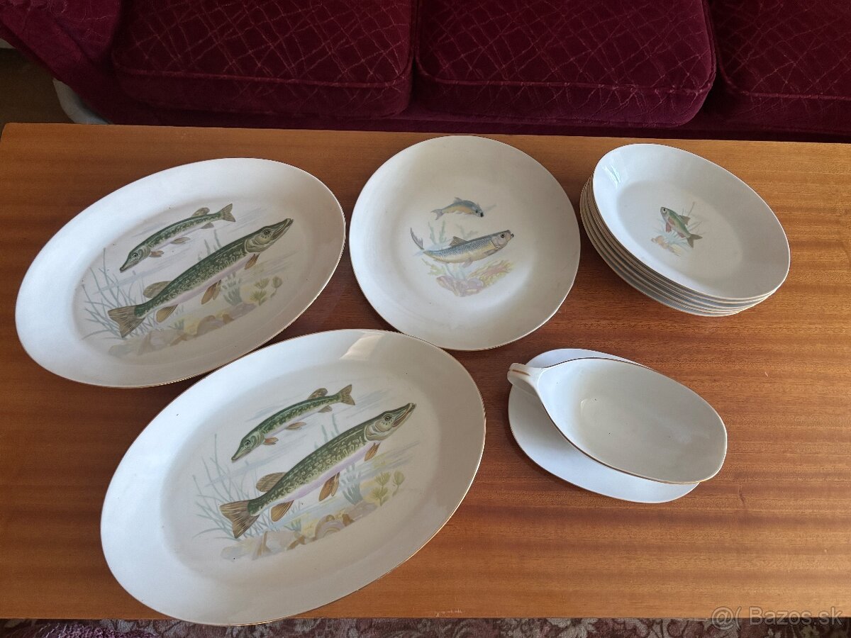 Porcelánová súprava Ryby
