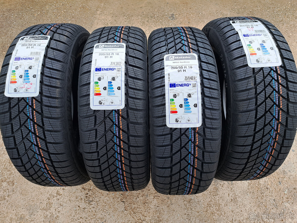 205/55R16 nove zimne pneumatiky matador nordicca