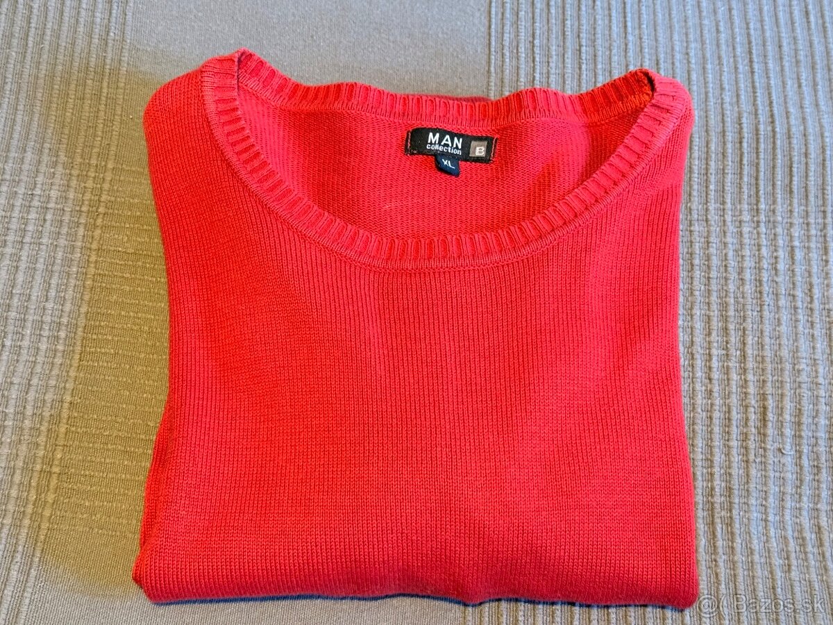Červeny sveter MAN Collection