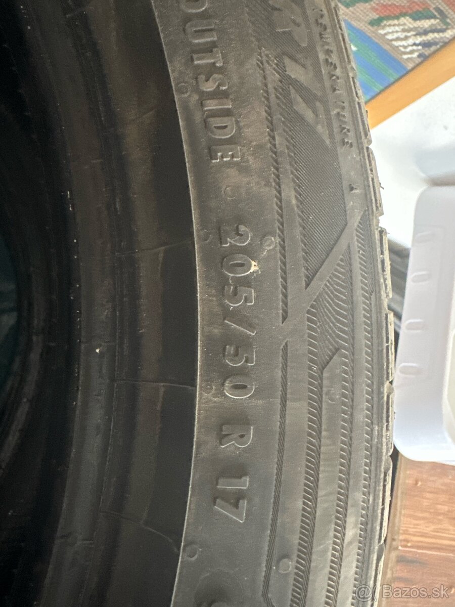 Pneumatiky letné 205/50 R17 93V