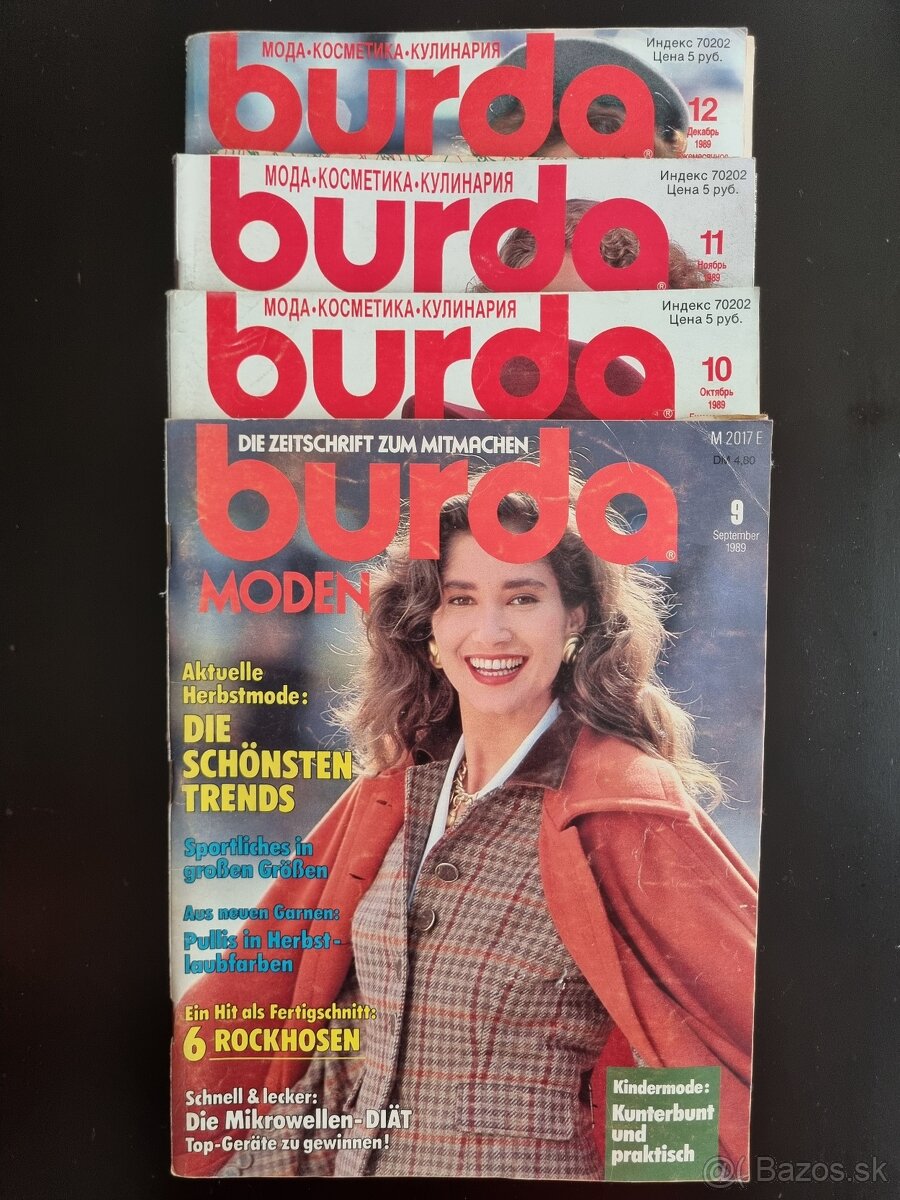 Časopisy BURDA a NEUE MODE