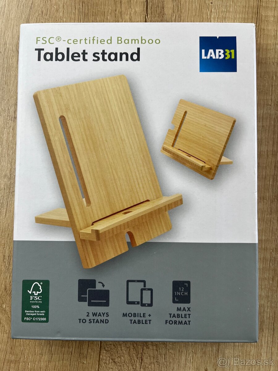 Bambusový stojan na tablet