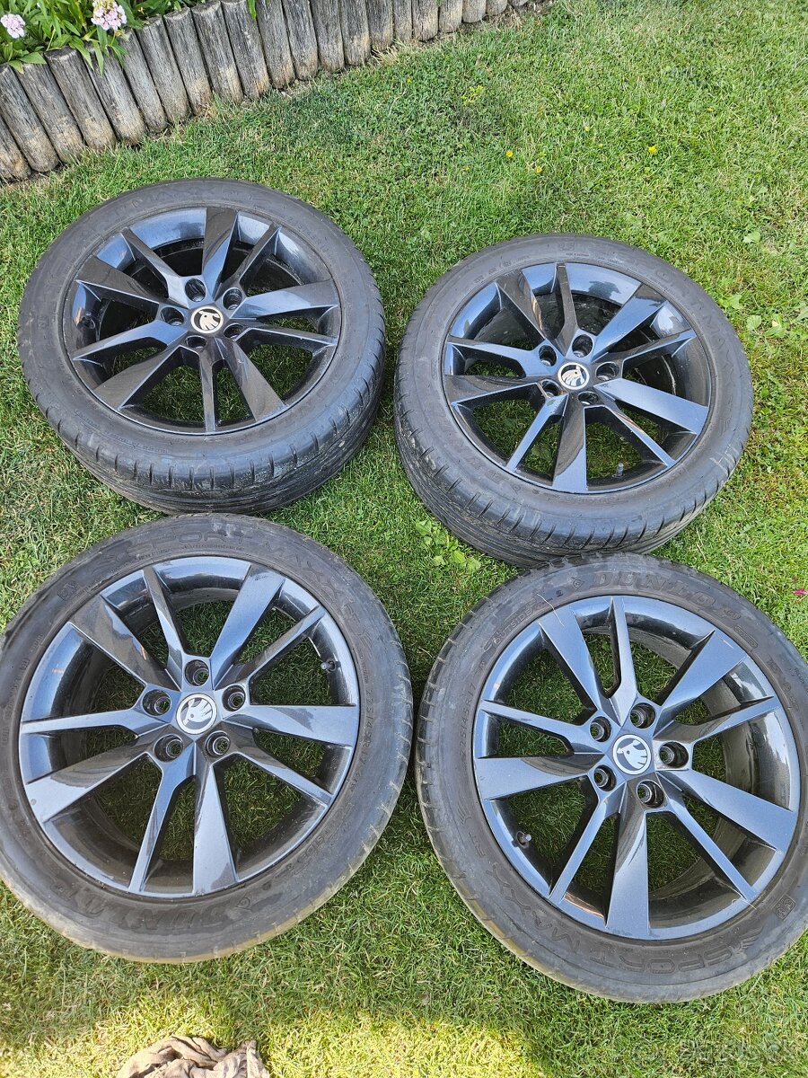 Disky škoda + pneumatiky 225/45 R 17