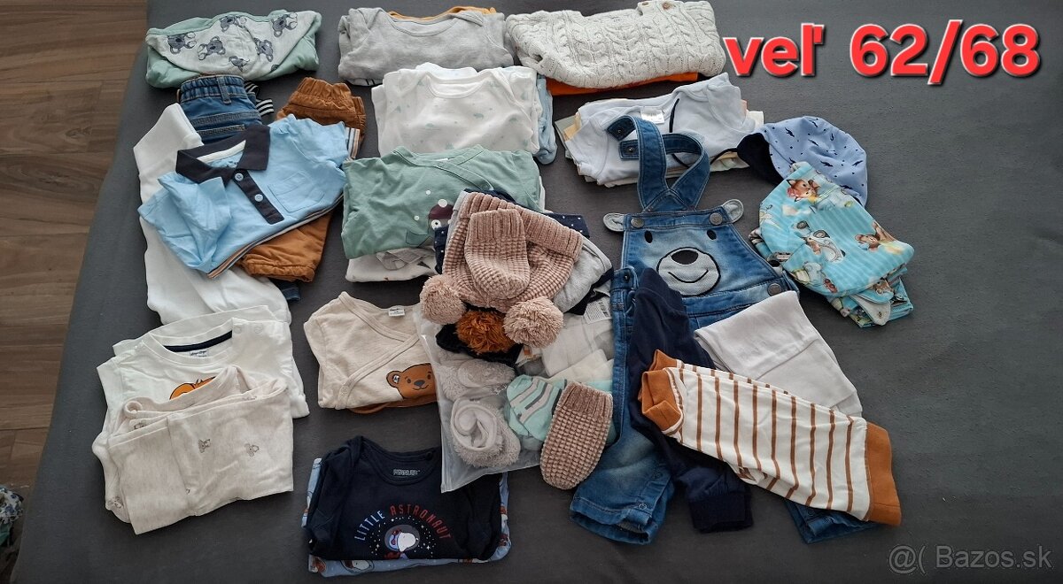 Chlapčenské oblečenie veľkosť 62/68